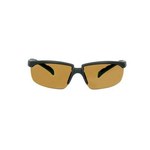 image of 3M Solus 2000 Series Safety Glasses S2005SGAF-BGR - Scotchgard Anti-Fog Brown Lens - Gray/Teal Ratcheting Temples