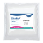 image of Teknipure MicroZorb TZ1MF-12S Cleanroom Wiper, Microfiber Non-Woven, - 12 in x 12 in