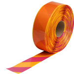 image of Brady ToughStripe Max Magenta/Yellow Marking Tape - 3 in Width x 100 ft Length - 0.050 in Thick - 63997