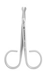 Excelta Four Star Stainless Steel Straight Scissor - 5/8 in Blade Length - 3 1/2 in Length - 353