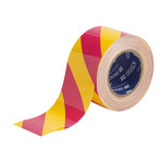 image of Brady ToughStripe Magenta/Yellow Marking Tape - 3 in Width x 100 ft Length - 0.008 in Thick - 63932