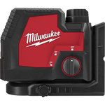 image of Milwaukee Green Plastic Cross Line & Plumb Points Laser - 3522-21
