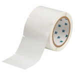 image of Brady THT-19-430-1 Die-Cut Printer Label Roll - 3 in x 2 in - Polyester - Clear - B-430 - 30190