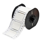 image of Brady B33D-1000-2-342 Die-Cut Printer Sleeve - 2 in x 1 in - Polyolefin - White - B-342 - 96777