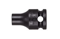 image of Vega Tools 2TE71 E-7 Impact Socket - S2 Modified Steel - 3/8 in Square Drive - A - Tapered - 1.3 in Length - 01352