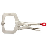 image of Milwaukee TORQUE LOCK Locking C-Clamp 48-22-3521 - 11 in - 3.5 in Capacity - 4 in Throat - 500 lb Pressure