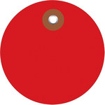 image of Shipping Supply Red Vinyl Plastic Tags - 12199