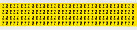 image of Brady 3400-Z Letter Label - Black on Yellow - 1/4 in x 3/8 in - B-498 - 34036