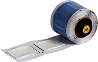 image of Brady Permasleeve PSPT-1000-175-BR Die-Cut Printer Sleeve - 1.765 in x 1.66 in - Polyolefin - Brown - B-342 - 89791