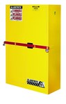image of Justrite Hazardous Material Storage Cabinet SC29884Y, 45 gal, Steel, Yellow - 10162