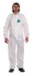 image of Ansell Microchem AlphaTec Chemical-Resistant Coverall 68-1800 WH18-B-92-103-02 - Size Small - White - 06251