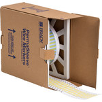 image of Brady Permasleeve PS-125-2-YL-S Die-Cut Printer Sleeve - 2 in x 0.235 in - Polyolefin - Yellow - B-342 - 91557