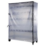 Desco Clear PVC ESD / Anti-Static Cart Cover - 62 in Length - 36 in Wide - 0.012 in Thick - 68201