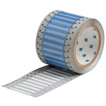 image of Brady Permasleeve PS-125-2-WT-S Die-Cut Printer Sleeve - 2 in x 0.235 in - Polyolefin - White - B-342 - 32143
