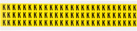 image of Brady 3410-K Letter Label - Black on Yellow - 11/32 in x 1/2 in - B-498 - 34121