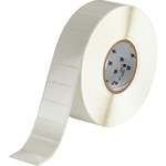 image of Brady THT-17-498-3 Die-Cut Printer Label Roll - 2 in x 2 in - Vinyl - White - B-498 - 80411