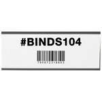 image of Black Magnetic Material Magnetic "C"-Channel Cardholders - 10179