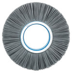 image of Weiler Nylox 83950 Wheel Brush - 14 in Dia - Crimped Round Nylon Bristle