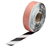 image of Brady ToughStripe Max Black/White Marking Tape - 2 in Width x 100 ft Length - 0.050 in Thick - 63982