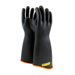 image of PIP NOVAX 0158-2-18 Black 10.5 Rubber Electrical Safety Gloves - 158-2-18/10.5