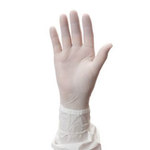 image of Kimberly-Clark Kimtech G3 White Large Disposable Gloves - 12 in Length - Rough Finish - 5 mil Thick - 38703