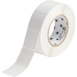 image of Brady THT-258-7425-2 Die-Cut Printer Label Roll - 1.75 in x 1 1/2 in - Polypropylene - White - B-7425 - 98409