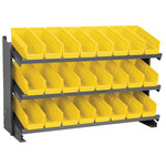image of Akro-Mils APRBENCH120 Fixed Rack - Gray - 3 Shelves