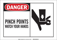 image of Brady B-302 Polyester Rectangle White Equipment Safety Sign - 5 in Width x 3.5 in Height - Laminated - 83911