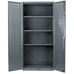 image of Akro-Mils AC36243AS Bin Cabinet - Steel - Gray - 36 in x 24 in x 78 in