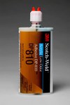 image of 3M Scotch-Weld 810 Tan Two-Part Base & Accelerator (B/A) Acrylic Adhesive - 6.76 fl oz Duo-Pak - 31311