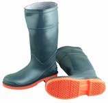 image of Dunlop Sureflex Chemical-Resistant Boots 87982 879820900 - Size 9 - PVC - Gray/Orange - 14929