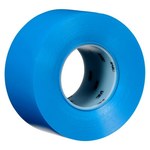 image of 3M 971 Blue Durable Floor Marking Tape - 3 in Width x 36 yd Length - 17 mil Thick - 40985