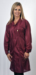 image of Tech Wear LOC-33-LG ESD / Anti-Static Lab Coat - Large - Burgundy - LOC-33 LG