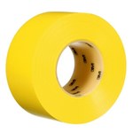 image of 3M 971 Yellow Durable Floor Marking Tape - 3 in Width x 36 yd Length - 17 mil Thick - 40981