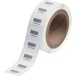 image of Brady THT-235-7425-2-AC Die-Cut Printer Label Roll - 1 in x 1.5 in - Polypropylene - White - B-7425 - 59993