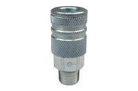 image of Coilhose Coupler 583-DL - 1/4 in MPT Thread - Plated Steel - 92215