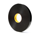 image of 3M 4949 Black VHB Tape - 1 in Width x 36 yd Length - 45 mil Thick