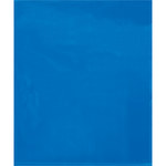 image of Blue Flat Poly Bag - 15 in x 18 in - 2 mil Thick - 11918