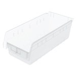 image of Akro-Mils Shelfmax 648 cu in Clear Shelf Storage Bin - 17 7/8 in Length - 8 3/8 in Width - 6 in Height - 1 Compartments - 30088SCLAR