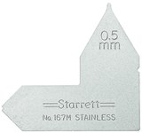 image of Starrett Steel Radius Gauge 167M-1/2
