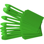 image of Brady 30683 Green Rectangle Plastic Blank Tag - 3 1/4 in 3 1/4 in Width - 5 4/5 in Height