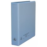 image of Desco Blue ESD / Anti-Static Binder - 10.6 in Length - 1 1/2 in Wide - 0.016 in Thick - 07432