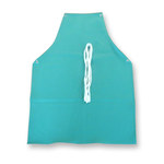 image of Chicago Protective Apparel Green FR Cotton Welding Apron - 24 in Width - 39 in Length - 539-GR-ECON