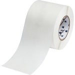 image of Brady THT-4000-403-WT Printer Label Roll - 4 in x 300 ft - Paper - Matte White - B-403 - 59998