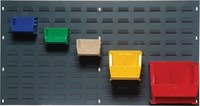 image of Quantum Storage 175 lb Gray Cold Rolled Steel Single Sided Louvered Panel - 36 in Overall Length - 19 in Width - 04553