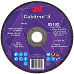 image of 3M Cubitron 3 Cut and Grind Wheel 89162 - Type 27 (Depressed Center) - 6 in - Precision Shaped Ceramic Aluminum Oxide - 36+