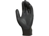 image of Ansell SensiLite 48-101 Black 9 Knit Work Gloves - Polyurethane Palm Coating - 48-101/9
