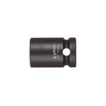 image of Vega Tools 32101-D 12 Point 21 mm Long Length Impact Socket - 4140 Steel - 1/2 in Square Drive - B - Straight - 38.0 mm Length - 01953