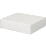 White Stationery Folding Cartons - 11.125 in x 9.5 in x 3 in - SHP-3195