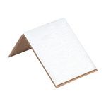 image of White Strapping Protectors - 2 in x 3 in x 2 in - 7458